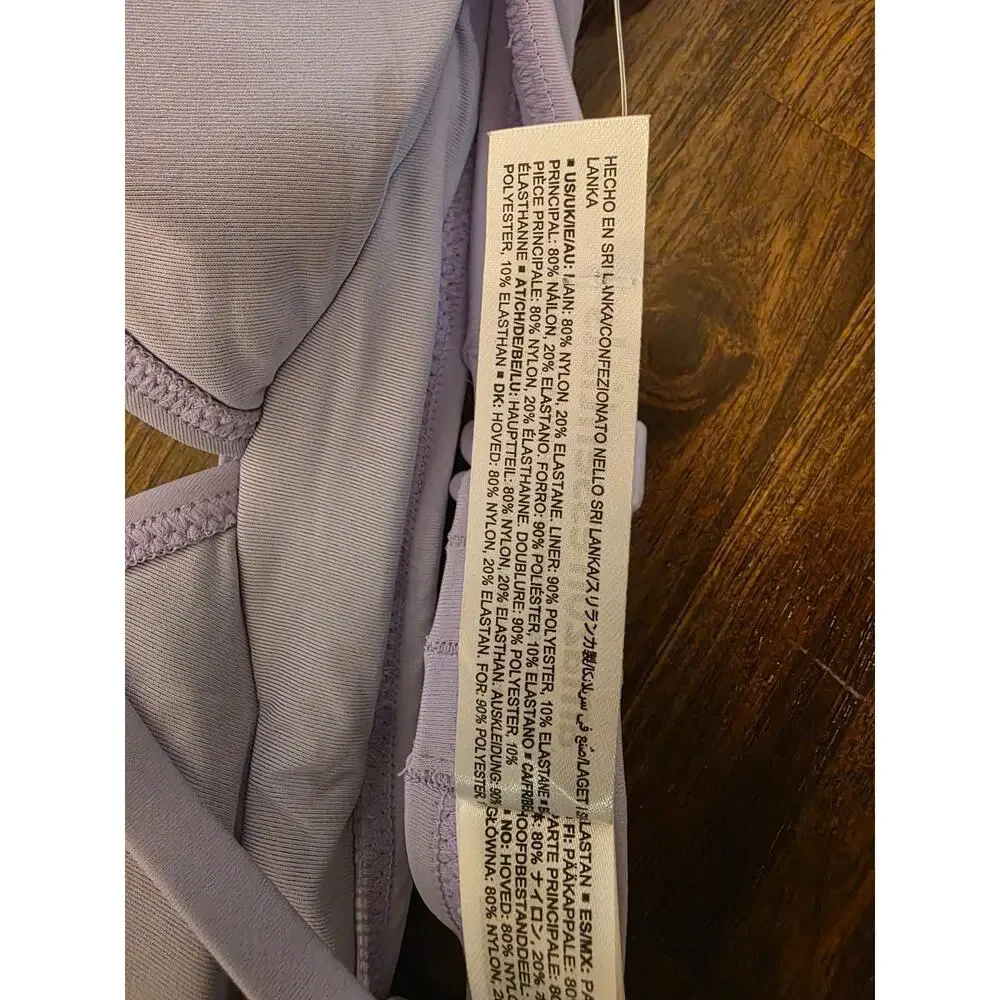Amazon Essentials Bikini Top Lavender Purple Size XXL Plus Size Classic NWT - Picture 5 of 5